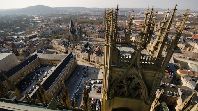 Les hauteurs de la Cathédrale de Metz